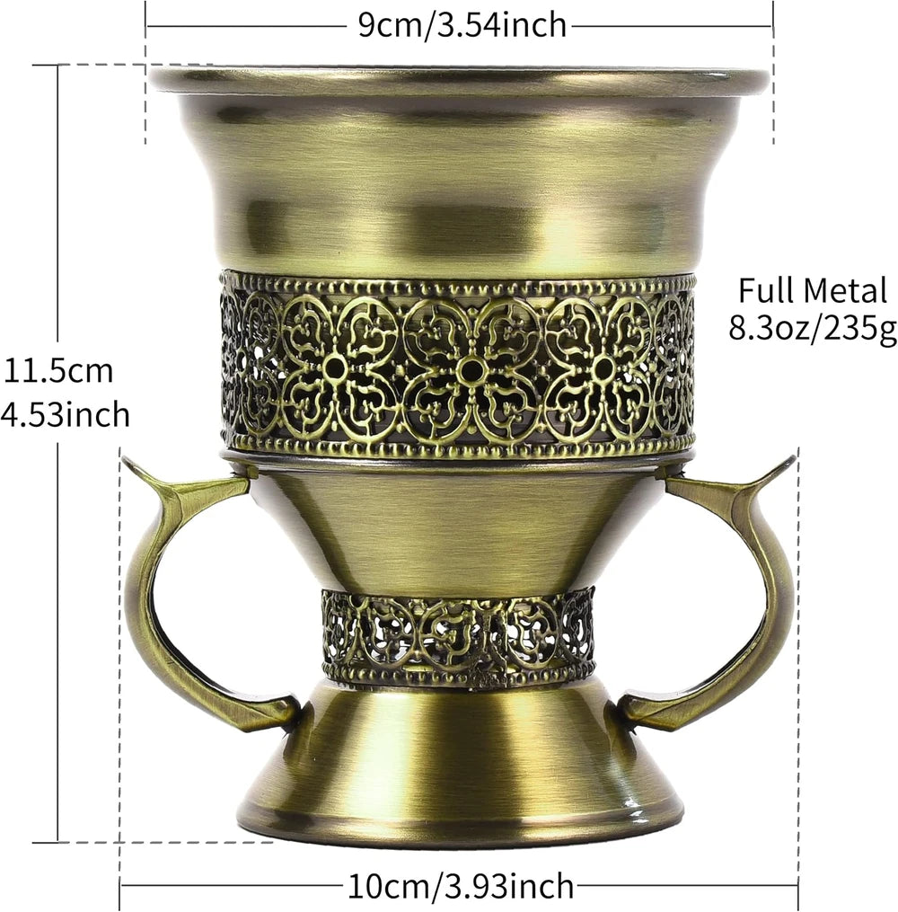 Metal Frankincense Resin Incense Burner