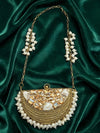 Gold Handcrafted Clutch Bag