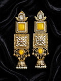 Yellow & Gold Jhumka