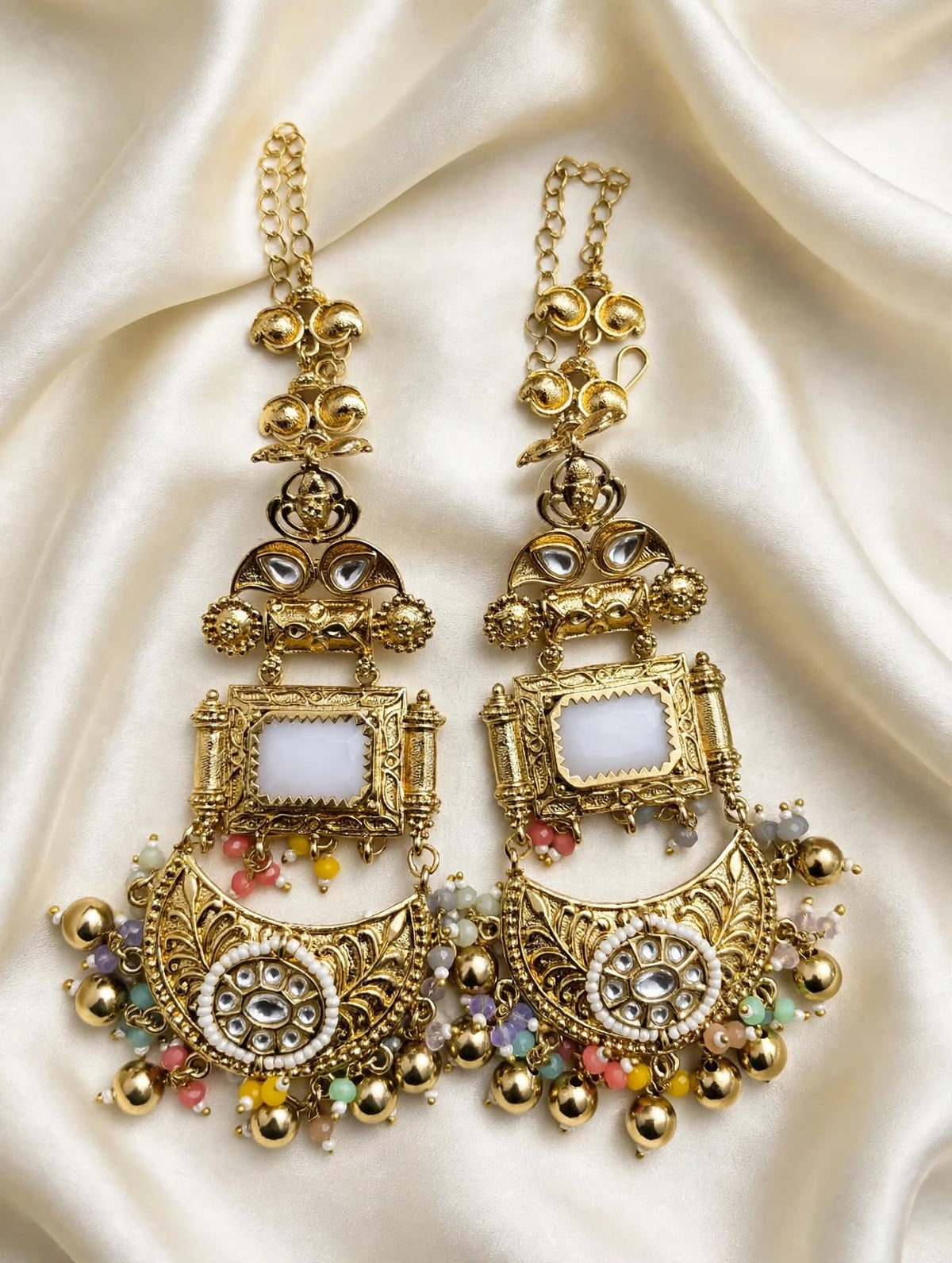 Multicolor Statement Earrings